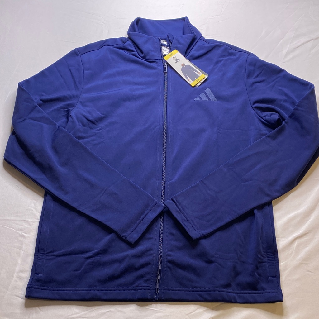 Nwt-Adidas Royal Blue Full Zip Jacket Size Small